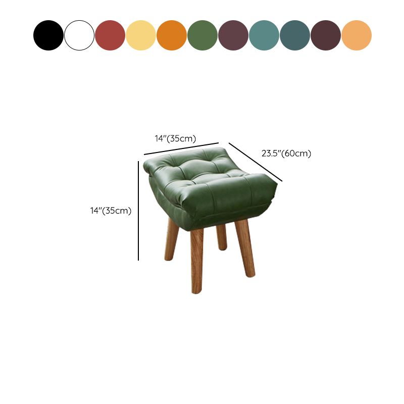 Chaise de chaise chaise intérieure de loisirs en bois moderne chaise à bascule rembourrée