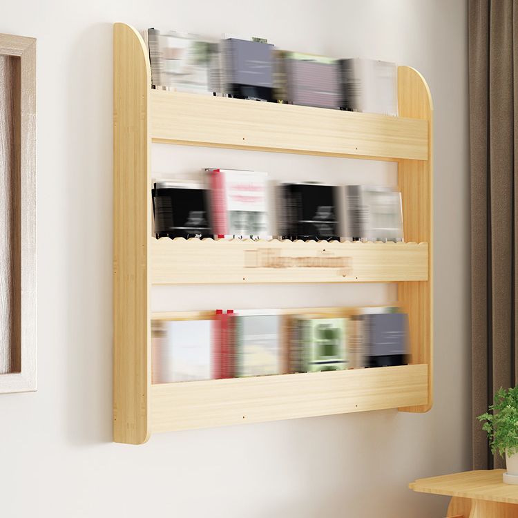Modern Style Wooden Bookshelf Wall Mounted Shelf Bookcase for Study Room Clearhalo 'Bookcases' 'furn' 'furn_bookcases' 'Furniture' 'furniture_bookcases' 'kitchen' 'kitchen_bookcases' 'Living Room Furniture' 'Office Furniture' 1200x1200_2b331e0a-f2ba-4f81-a014-5771de9f593c