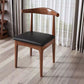 Open Back Side Chair Wood Industrial Dining Room Chair for Kitchen
