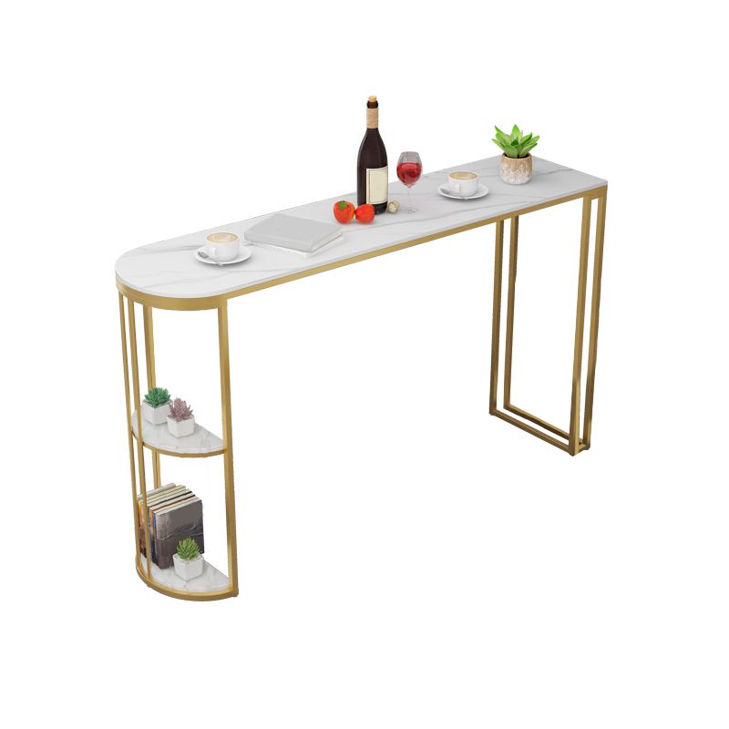 Glam Style Bistro Set 1/2/3 Pieces Stone Bar table with Upholstered Stools Clearhalo 'Bar Furniture' 'furn' 'furn_home_bar_bar_sets' 'Furniture' 'Home Bars & Bar Sets' 'home_bar_bar_sets' 'Kitchen & Dining Furniture' 1200x1200_2b370789-60b9-4b10-9f34-dbfddf9656e4