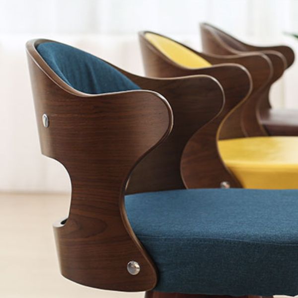 Modern Armless Backrest Counter Stool Wood Milk Tea Shop Bar Stool with Pedal and Cushion Clearhalo 'Bar Furniture' 'Bar Stools' 'bar_stools' 'furn' 'furn_bar_stools' 'furniture_bar_stools' 'Kitchen & Dining Furniture' 'kitchen&dining_furn' 'kitchen' 'kitchen_furn' Furniture' 1200x1200_2b3d8146-1e16-4f50-ae42-343d66775aa1