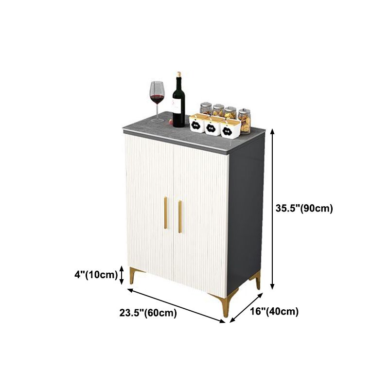 Squade sideboard di pietra Scaffali regolabili per la sala da pranzo Cucina Sideboard