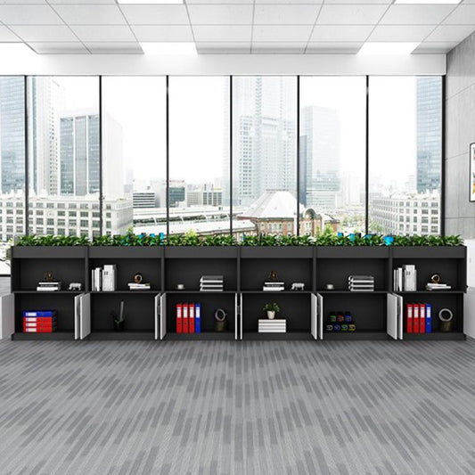 Archivo de madera de estantes de almacenamiento de estilo nórdico bloqueo de archivos verticales