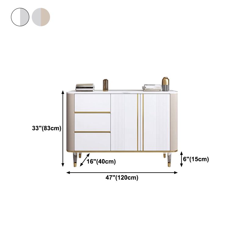 Sideboard Sideboard Sinterizzata Sinterizzata Glam con cassetti per soggiorno