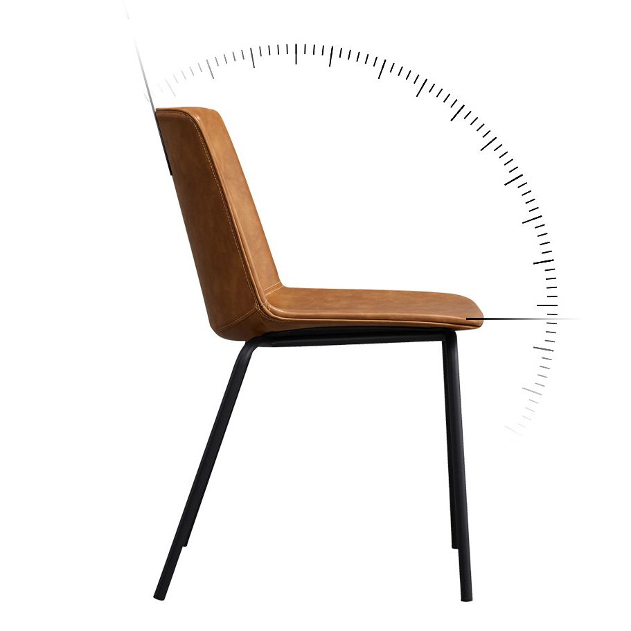 Contemporary Style Metal Chair Kitchen Dining Room Solid Back Side Chairs Set Clearhalo ' kitchen&dining_furn' 'Dining Chairs' 'Dining Tables & Seating' 'dining_chair' 'furn' 'furn_dining_chair' 'Furniture' 'furniture_dining_chair' 'Kitchen & Dining Furniture' 'kitchen' 1200x1200_2b423b61-70ee-4dce-a3b7-ded5863b2c86