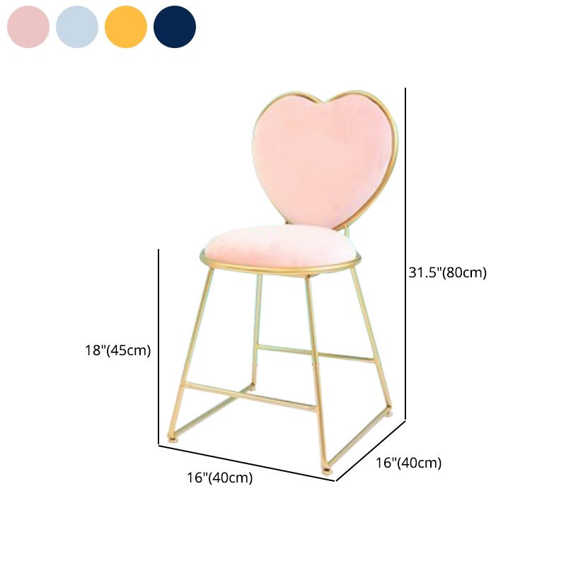 Glam Style Dining Room Chair Upholstered Dining Chair for Home Clearhalo 'Dining Chairs' 'Dining Tables & Seating' 'dining_chair' 'furn' 'furn_dining_chair' 'Furniture' 'furniture_dining_chair' 'Kitchen & Dining Furniture' 1200x1200_2b428771-523b-42e7-b8fd-6af99e6b928d
