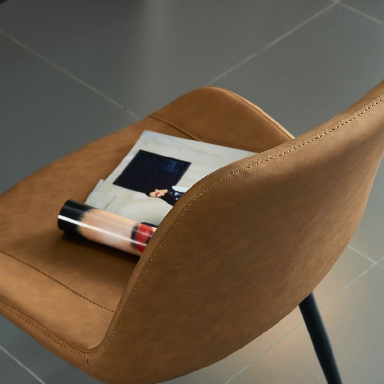 Contemporary Style Dining Chairs Armless Chairs with Metal Legs for Kitchen Clearhalo ' kitchen&dining_furn' 'Dining Chairs' 'Dining Tables & Seating' 'dining_chair' 'furn' 'furn_dining_chair' 'Furniture' 'furniture_dining_chair' 'Kitchen & Dining Furniture' 'kitchen' 1200x1200_2b46f7a3-4910-4f0b-a0f0-7fa5cb10095e