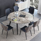 Modern Sintered Stone Dining Table Set 1/6 Pieces Dining Set for Home Clearhalo 'Dining Room Sets' 'Dining Tables & Seating' 'dining_room_set' 'furn' 'furn_dining_room_set' 'Furniture' 'furniture_dining_room_set' 'Kitchen & Dining Furniture' 1200x1200_2b48422b-753b-4aa3-bc20-9ccc47f33c99