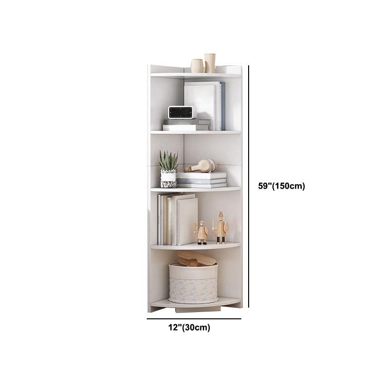 Corner Wood Accent Chest with Shelves Contemporary Side Cabinet Clearhalo 'Cabinets & Chests' 'cabinets_chests' 'furn' 'furn_cabinets_chests' 'Furniture' 'Living Room Furniture' 1200x1200_2b4f9703-44f8-46a0-a4af-9d8cc29583d7