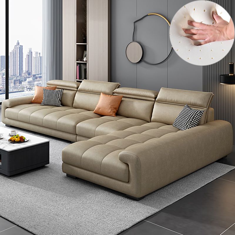 Sezione a 4 posti con cuscino per la testa regolabile per soggiorno