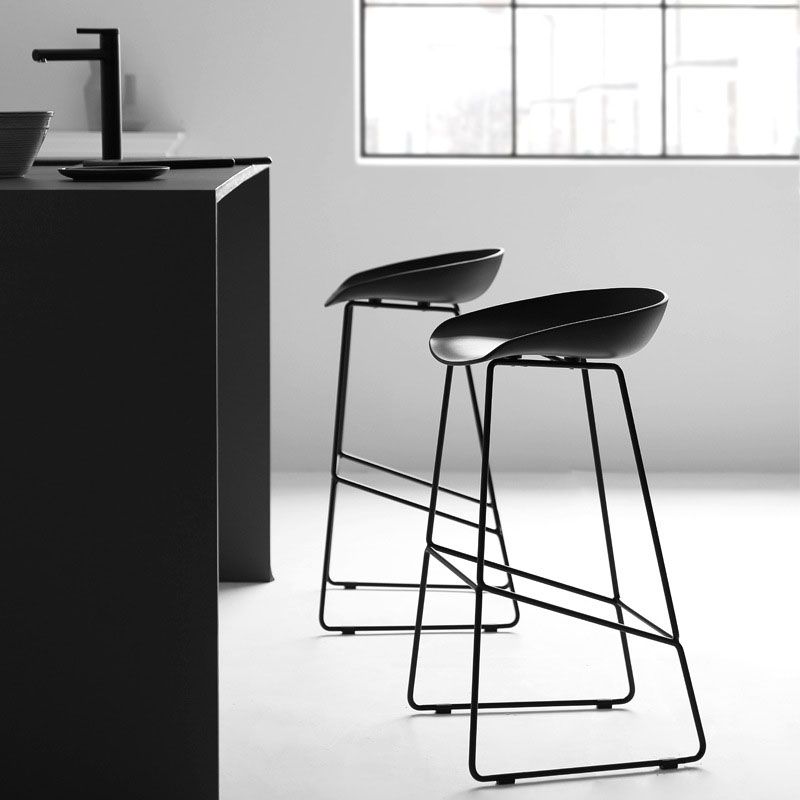Scandinavian Metal Plastic Counter Stools Backless Bar Stools with Footrest Clearhalo 'Bar Furniture' 'Bar Stools' 'bar_stools' 'furn' 'furn_bar_stools' 'furniture_bar_stools' 'Kitchen & Dining Furniture' 'kitchen&dining_furn' 'kitchen' 'kitchen_furn' Furniture' 1200x1200_2b51b83d-5e5e-4b5a-9875-2e2d339b0231