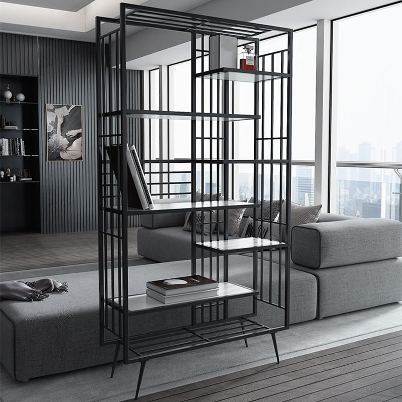 70.87"H Bookshelf Open Back Glam Style Bookcase for Home Office Study Room Clearhalo 'Bookcases' 'furn' 'furn_bookcases' 'Furniture' 'furniture_bookcases' 'kitchen' 'kitchen_bookcases' 'Living Room Furniture' 'Office Furniture' 1200x1200_2b580115-fbf4-47ef-870f-70b2f4c97b6c