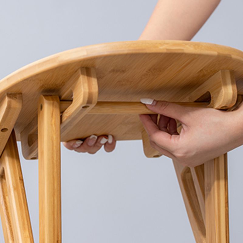 Indoor Minimalism Armless Wood Barstools Folding Counter Stools, 1 Piece Clearhalo 'Bar Furniture' 'Bar Stools' 'bar_stools' 'furn' 'furn_bar_stools' 'furniture_bar_stools' 'Kitchen & Dining Furniture' 'kitchen&dining_furn' 'kitchen' 'kitchen_furn' Furniture' 1200x1200_2b58d5b5-d85b-4e05-a224-edd4633e9380