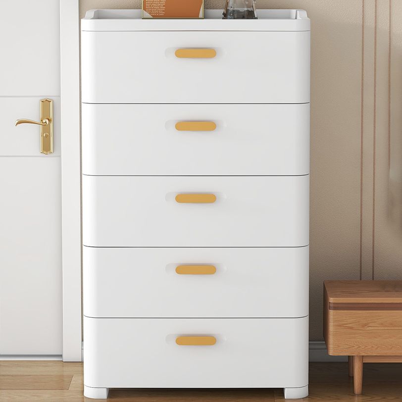 Plastic Chest Contemporary Vertical Storage Chest with Drawers for Bedroom Clearhalo 'Bedroom Furniture' 'Dressers & Chests' 'dressers_chests' 'furn' 'furn_dressers_chests' 'Furniture' 1200x1200_2b5e7716-b857-4154-a36c-d302af5fd1c2
