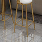 Modern Rectangle Bar Table Set 1/3 Pcs Black and Gold Metal Frame Bar Table and Stools Clearhalo 'Bar Furniture' 'furn' 'furn_home_bar_bar_sets' 'Furniture' 'Home Bars & Bar Sets' 'home_bar_bar_sets' 'Kitchen & Dining Furniture' 1200x1200_2b5efe3c-464d-437e-9e2d-773957fc5927
