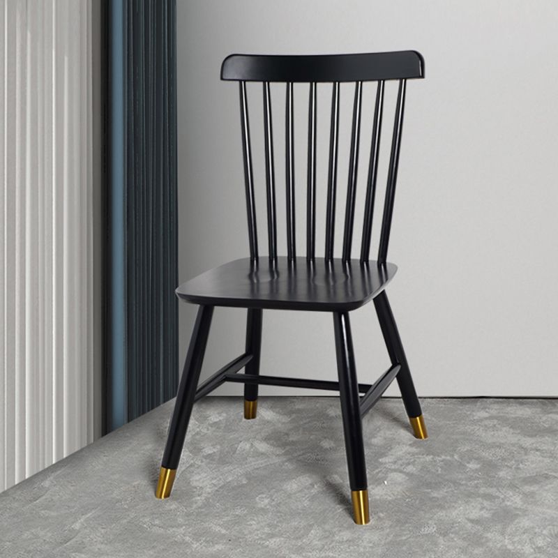 Contemporary Wood Restaurant Side Chair Windsor Back Dining Chair Clearhalo ' kitchen&dining_furn' 'Dining Chairs' 'Dining Tables & Seating' 'dining_chair' 'furn' 'furn_dining_chair' 'Furniture' 'furniture_dining_chair' 'Kitchen & Dining Furniture' 'kitchen' 1200x1200_2b6121f7-f571-4a5b-963c-dcb1e66b0046