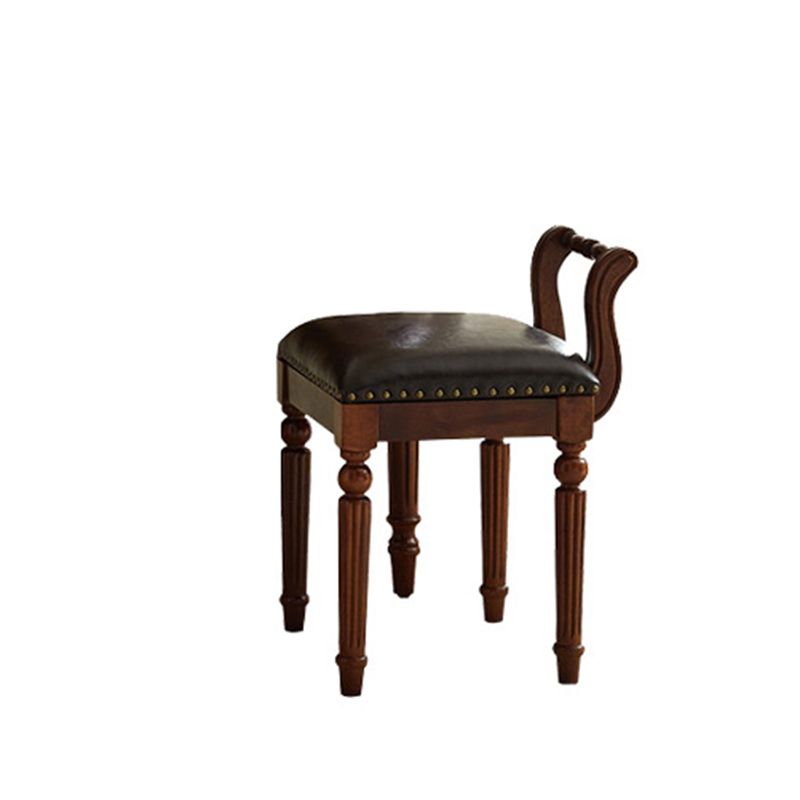 Traditional Style Solid Wood with Drawers White/dark Coffee/walnut Dressing Table Clearhalo 'Bedroom Furniture' 'furn' 'furn_makeup_vanities' 'Furniture' 'Makeup Vanities' 'makeup_vanities' 1200x1200_2b618b85-ef6e-42b9-bfa7-24d436b06a3e