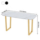 Traditional Luxury Dining Table Sintered Stone Table with Metal Double Pedestal Clearhalo ' dining_table' 'Dining Tables & Seating' 'Dining Tables' 'furn' 'furn_dining_table' 'Furniture' 'furniture_dining_table' 'Kitchen & Dining Furniture' 'kitchen&dining_furn' 'kitchen' 'kitchen_dining_table' 1200x1200_2b63fe61-7cf1-4ccf-b452-2d57f6a5913a