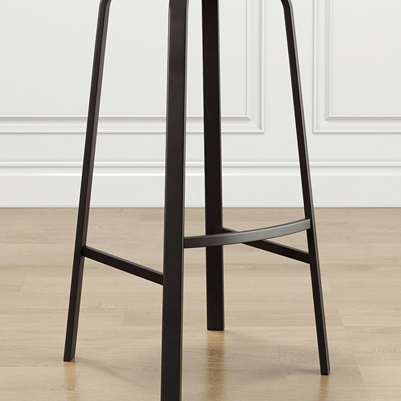 Modern Stackable Footrest Barstool Matte Finish Upholstered Home Stool Clearhalo 'Bar Furniture' 'Bar Stools' 'bar_stools' 'furn' 'furn_bar_stools' 'Furniture' 'furniture_bar_stools' 'Kitchen & Dining Furniture' 1200x1200_2b642283-56e7-4681-8e5e-eb000da32d41