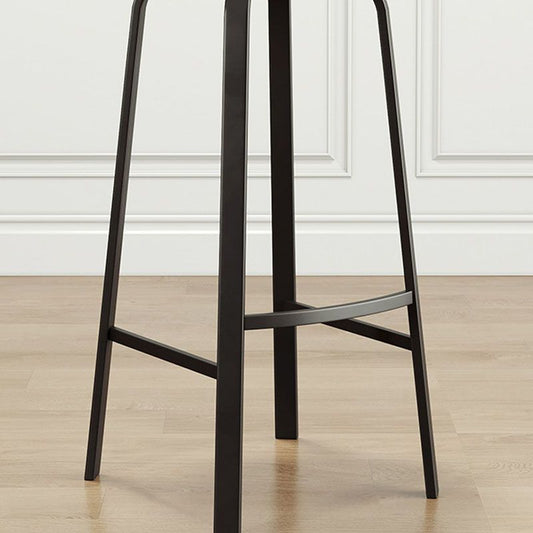 Modern Stackable Footrest Barstool Matte Finish Upholstered Home Stool Clearhalo 'Bar Furniture' 'Bar Stools' 'bar_stools' 'furn' 'furn_bar_stools' 'Furniture' 'furniture_bar_stools' 'Kitchen & Dining Furniture' 1200x1200_2b642283-56e7-4681-8e5e-eb000da32d41