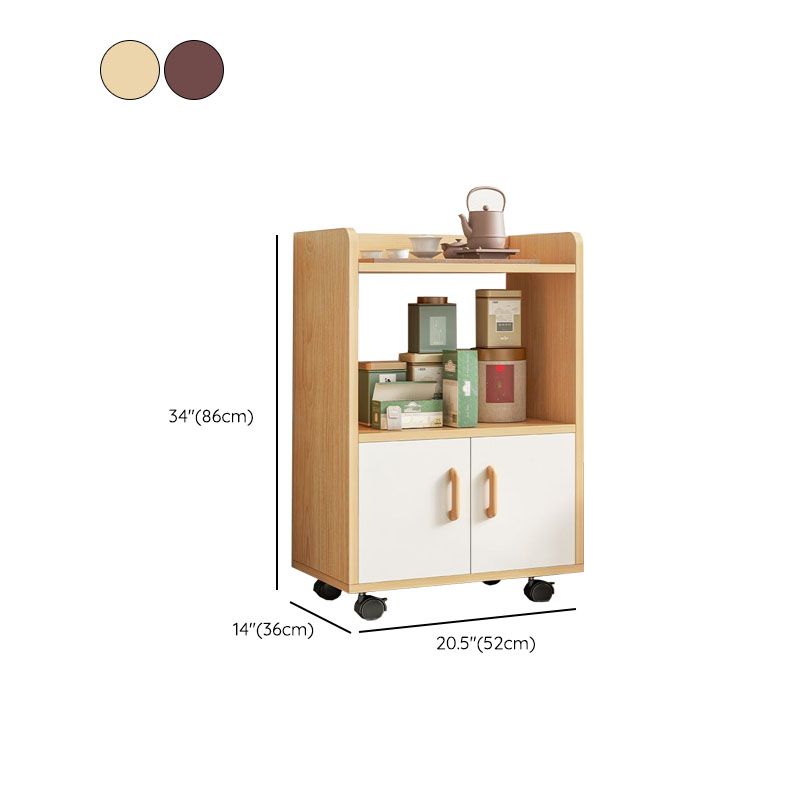 Glam Dining Buffet Wood Buffet Server with Drawers and Cabinets Clearhalo 'buffet_sideboard' 'Buffets & Sideboards' 'furn' 'furn_buffet_sideboard' 'Furniture' 'Kitchen & Dining Furniture' 1200x1200_2b6573f7-88f3-431b-8ce1-4e19701ce632