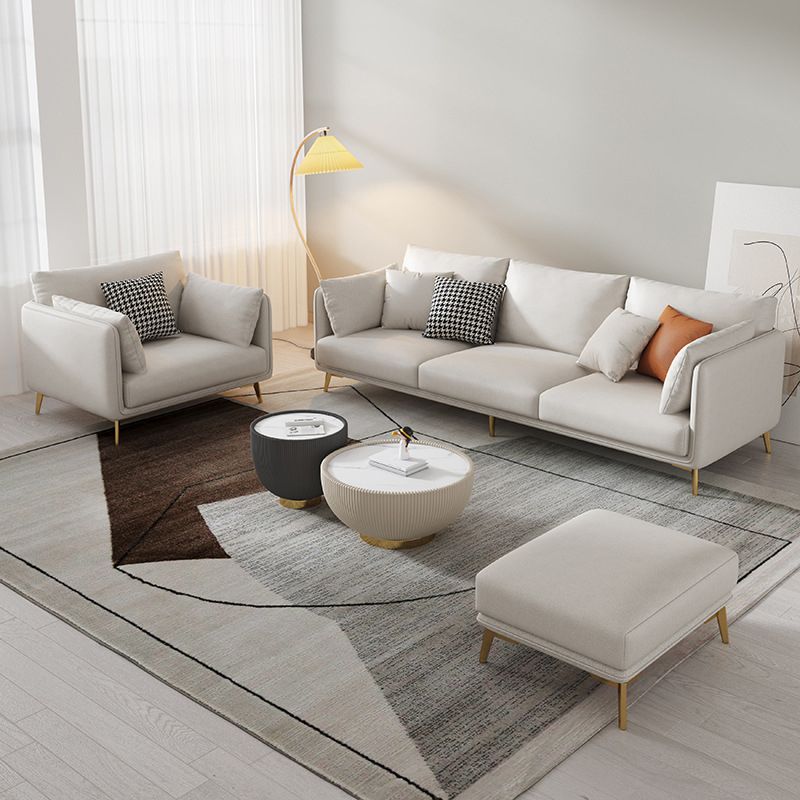 Contemporary Square Arm Couch Pillow Back Settee for Three People Clearhalo 'furn' 'furn_sofas' 'Furniture' 'furniture_sofas' 'Living Room Furniture' 'Sofa' 'sofas' 1200x1200_2b681fc0-7078-4156-979d-f4696e1bfa52