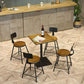 Industrial Style Bar Table Wood and Metal Pub Table for Coffee Shop Clearhalo 'Bar Furniture' 'Bar Tables' 'bar_tables' 'furn' 'furn_bar_tables' 'Furniture' 'furniture_bar_tables' 'Kitchen & Dining Furniture' 'kitchen&dining_furn' 'kitchen' 1200x1200_2b6888b8-6897-41a6-923d-73f37adfc949