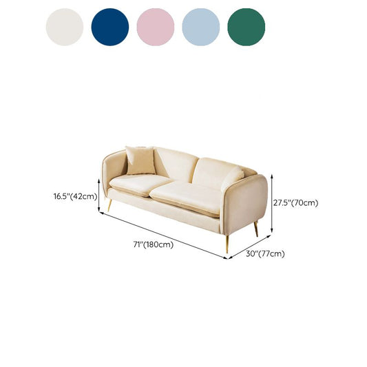 Lose Rücken zeitgenössischer Sitz -Standardsofa für Wohnzimmer