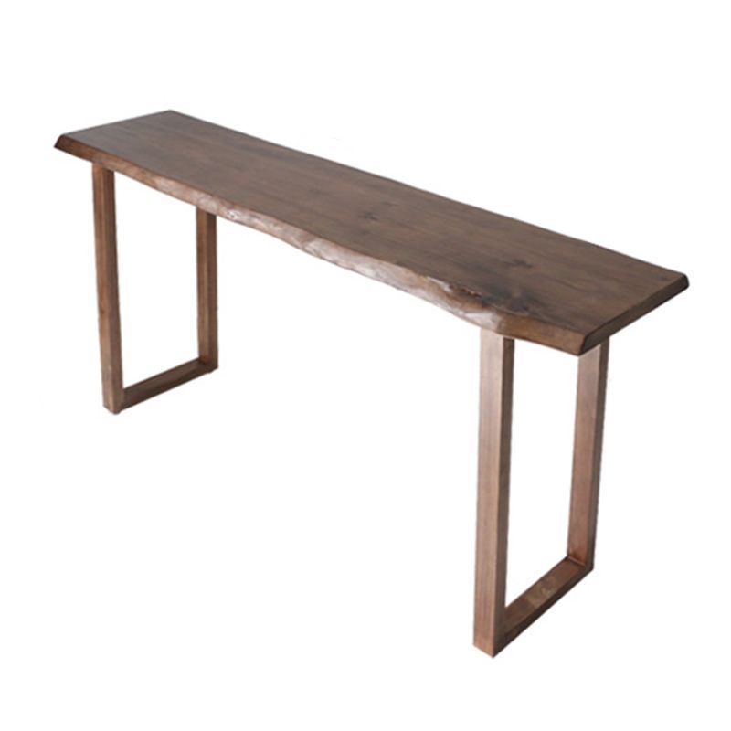 Modern Bar Table Set 1/2/4/5 Pieces Rectangle Bar Table with Wooden High Stools Clearhalo 'Bar Furniture' 'furn' 'furn_home_bar_bar_sets' 'Furniture' 'Home Bars & Bar Sets' 'home_bar_bar_sets' 'Kitchen & Dining Furniture' 1200x1200_2b6f9fca-b353-44e3-9ddf-6b4baea2584e