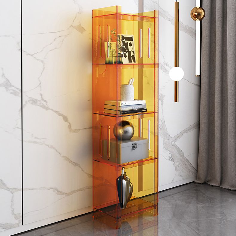 Modern Style Closed Back Bookcase Acrylic Standard Bookshelf Clearhalo 'Bookcases' 'furn' 'furn_bookcases' 'Furniture' 'Office Furniture' 1200x1200_2b711500-c32d-4646-9ec0-d650b285ac02