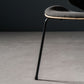 Modern Style Kitchen Chair Dining Armless Chair with Metal Legs