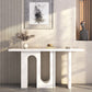 Artificial Wooden Console Accent Table with Rectangle Table for Hall