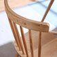 Contemporary Slat Back Dining Chair Wood Dining Armless Side Chair