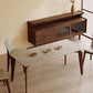 Rectangle Dining Table Mid-Century Modern Dining Table with 4 Legs