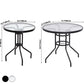 Round Shape Minimalist Style Dining Table Transparent Fixed Table of Glass Clearhalo ' dining_table' 'Dining Tables & Seating' 'Dining Tables' 'furn' 'furn_dining_table' 'Furniture' 'furniture_dining_table' 'Kitchen & Dining Furniture' 'kitchen&dining_furn' 'kitchen' 'kitchen_dining_table' 1200x1200_2b7881c2-613f-49c1-bc7b-d4448ab6bf14
