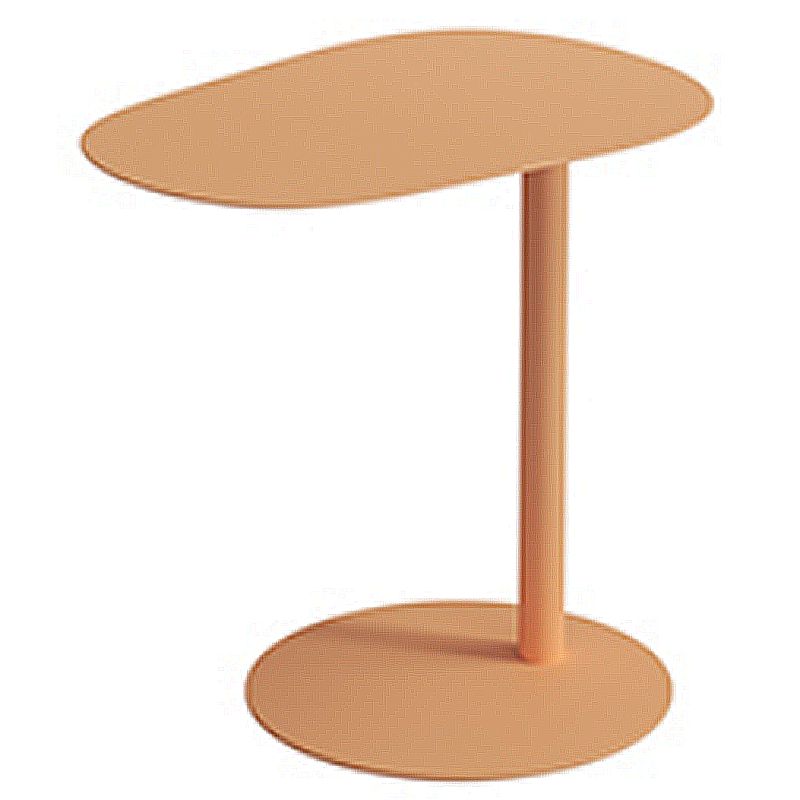 Scandinavian Free-Form Sofa SideTable Metal Pedestal End Table