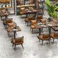 Industrial Solid Wood Dinner Room Kitchen Table Brown Top Table with Black Frame for Dining Room Clearhalo ' dining_table' 'Dining Tables & Seating' 'Dining Tables' 'furn' 'furn_dining_table' 'Furniture' 'furniture_dining_table' 'Kitchen & Dining Furniture' 'kitchen&dining_furn' 'kitchen' 'kitchen_dining_table' 1200x1200_2b7e1c07-1984-4553-8fa7-0545bafc452e