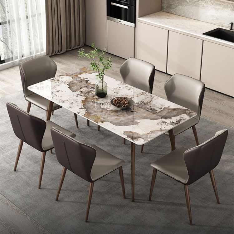 Sintered Stone Top Dining Table for Restaurant Industrial Kitchen Table with 4 Legs Clearhalo ' dining_table' 'Dining Tables & Seating' 'Dining Tables' 'furn' 'furn_dining_table' 'Furniture' 'furniture_dining_table' 'Kitchen & Dining Furniture' 'kitchen&dining_furn' 'kitchen' 'kitchen_dining_table' 1200x1200_2b7fb0e9-1096-4c50-ad69-ac9bb2351b59