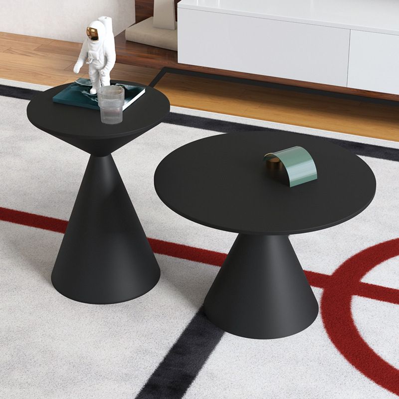 Mid-Century Modern Cocktail Table Pedestal Metal Coffee Table Clearhalo 'Coffee & Accent Tables' 'Coffee Tables' 'coffee_tables' 'furn' 'furn_coffee_tables' 'Furniture' 'Living Room Furniture' 1200x1200_2b81ab9f-ebfd-4718-ae04-a33a03445e74