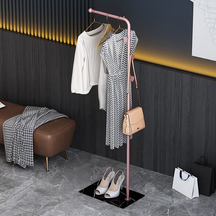 Zeitgenössischer Beatmetal -Rack Metall umgerahmt mit 3 Haken Eingangshalle Baumbaum