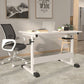 Modern Style Rectangle Office Desk T-shape Base Task Desk for Bedroom