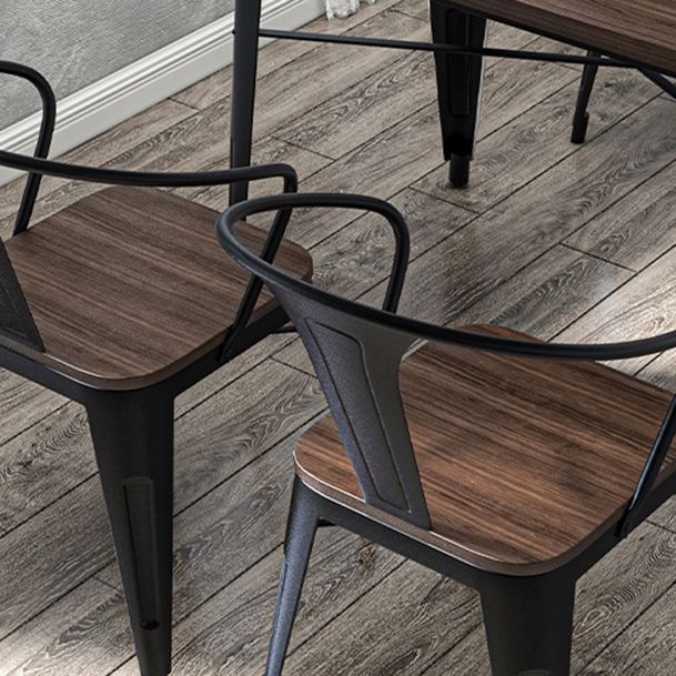 Set tavolo da pranzo per caffetteria 1/2/3/5/7 pezzi Set dinette in legno e metallo