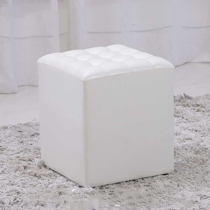 Genuine Leather Ottoman Tufted Square Whole Colored Water Resistant Cube Ottoman Clearhalo 'furn' 'furn_ottomans_poufs' 'Furniture' 'Living Room Furniture' 'Ottomans & Poufs' 'ottomans_poufs' 1200x1200_2b87bd1e-96aa-4aeb-830e-d2b534c31ad7