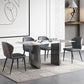 Sintered Stone Modern Rectangle Table Modern Kitchen Table with Double Pedestal in Grey Clearhalo ' dining_table' 'Dining Tables & Seating' 'Dining Tables' 'furn' 'furn_dining_table' 'Furniture' 'furniture_dining_table' 'Kitchen & Dining Furniture' 'kitchen&dining_furn' 'kitchen' 'kitchen_dining_table' 1200x1200_2b888a66-33f2-4f42-93b3-3fb9a523c42c