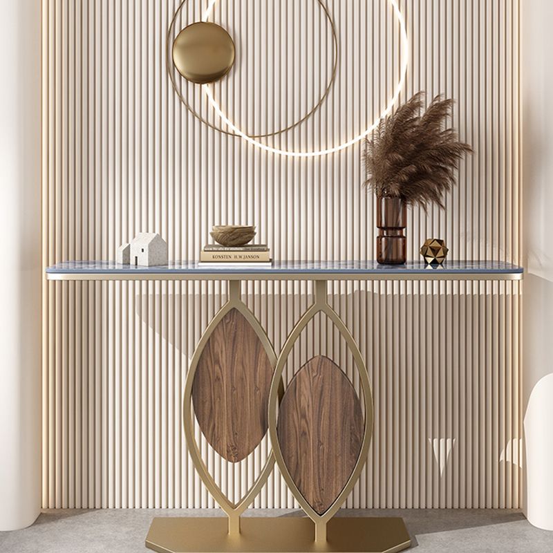 Tabella della console ardesia da 11,8 "W tavolo glam resistente ai graffi