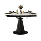 Simplicity Round Dining Table Marble Table with Black Pedestal Base Clearhalo ' dining_table' 'Dining Tables & Seating' 'Dining Tables' 'furn' 'furn_dining_table' 'Furniture' 'furniture_dining_table' 'Kitchen & Dining Furniture' 'kitchen&dining_furn' 'kitchen' 'kitchen_dining_table' 1200x1200_2b8b2494-50d8-45b6-9d78-adde6a6860a1