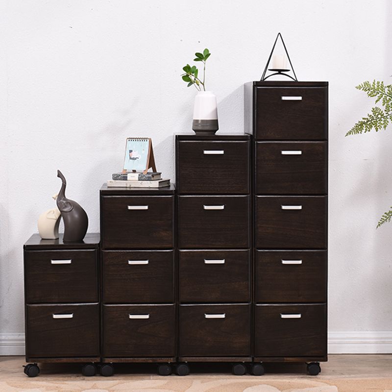 23.62 "brede accentkist met laden waterbestendige borst met wielen