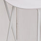 Tabouret de comptoir de dossier moderne, tabouret de Bar de café en fer avec siège en acrylique