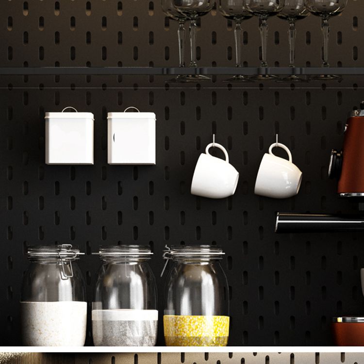 Black Engineered Wood Buffet Server with Drawers Modern Dining Server Clearhalo 'buffet_sideboard' 'Buffets & Sideboards' 'furn' 'furn_buffet_sideboard' 'Furniture' 'Kitchen & Dining Furniture' 1200x1200_2b8da7bc-0698-4ccf-8c02-22ca8d6c04da