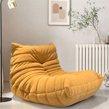 Modern Style Handless Imitation Leather Cushioned Parsons Chair Clearhalo 'Accent Chairs' 'accent_chairs' 'Chairs & Seating' 'furn' 'furn_accent_chairs' 'Furniture' 'Living Room Furniture' 1200x1200_2b93fbbf-3bb0-40fb-9be1-1c3321bc37da